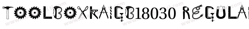 toolboxKaiGB18030 Regular字体转换